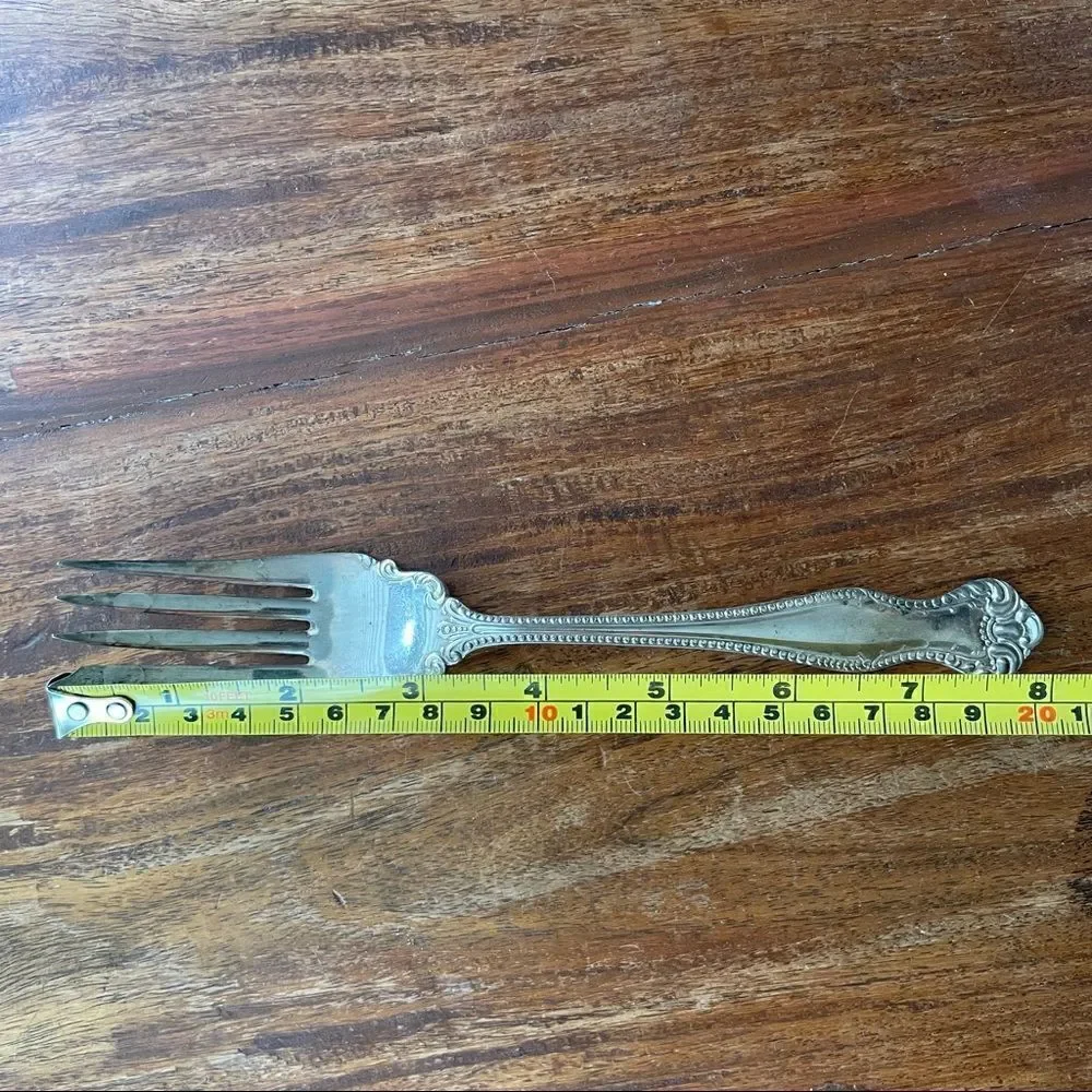 Silverplate Vintage “Extra Plate” Cold Meat Fork